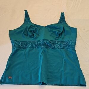 Ruby Ribbon Teal Empress Cami